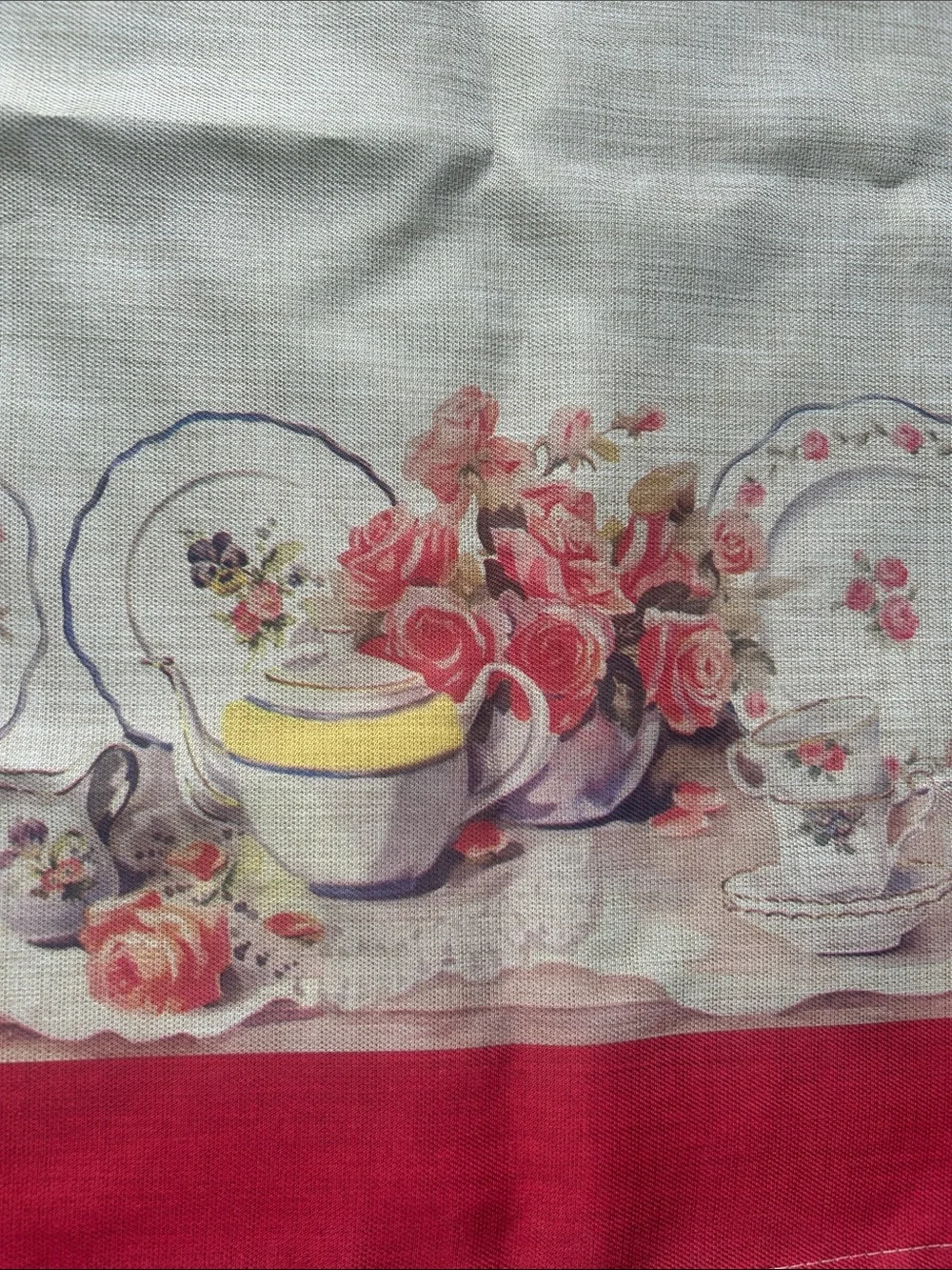 Floral Tea Time Valance